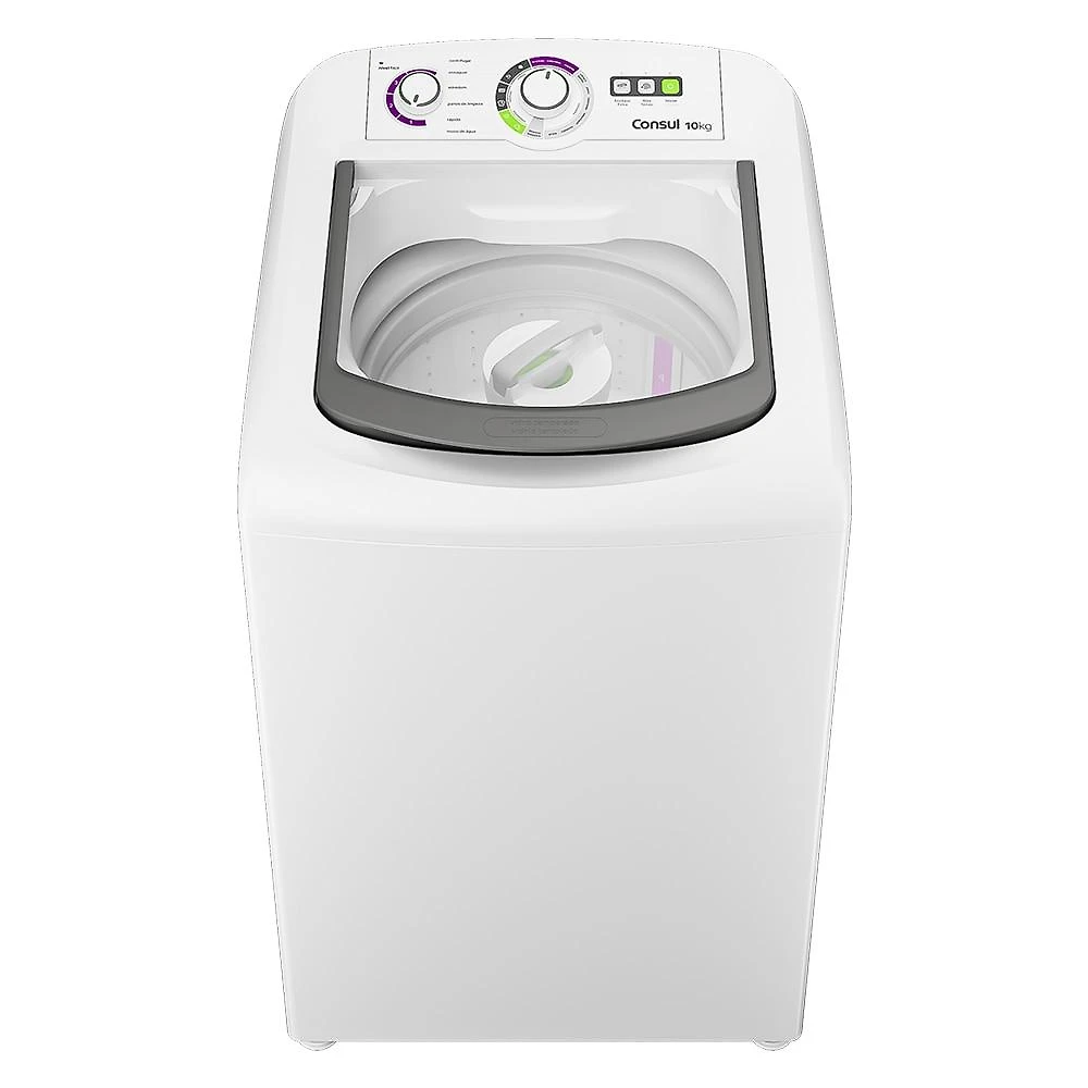 Máquina de Lavar Roupas Consul 10 Kg CWB10BB, Branca - 220 Volts