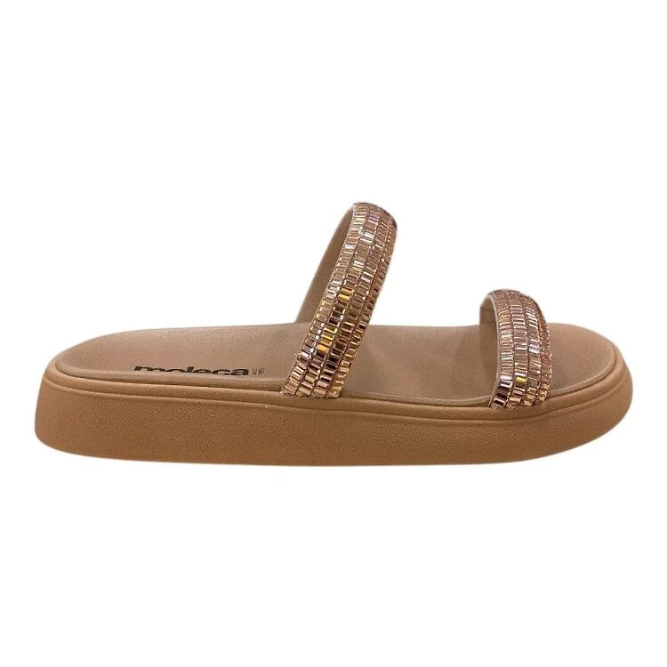 Sandalia Moleca Feminino - Nude - NUDE