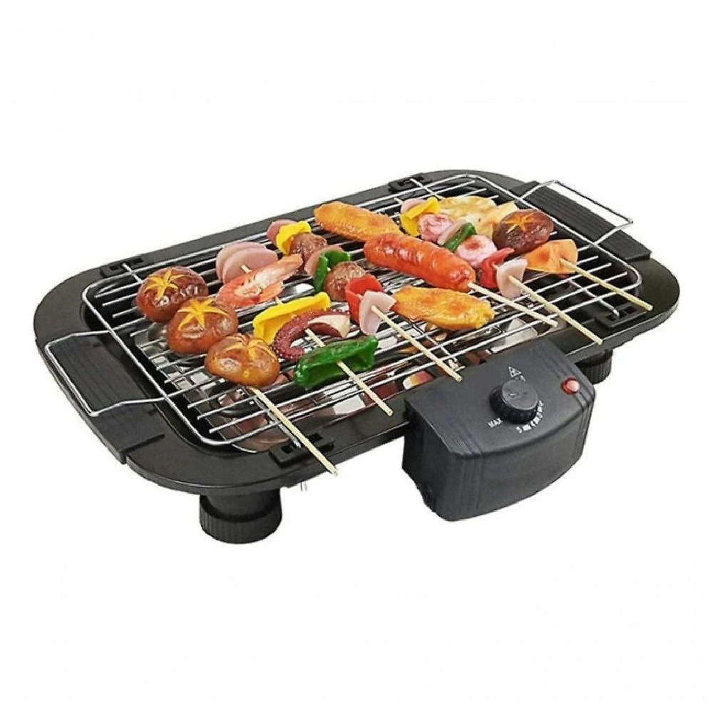 Churrasqueira Elétrica Portátil Bak Premium Plus Grill 1500W Preto 110V para Apartamento