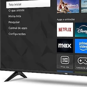 Smart TV 43” AOC 43S5155/78G Full HD LED Wi-Fi Roku TV Dolby Audio