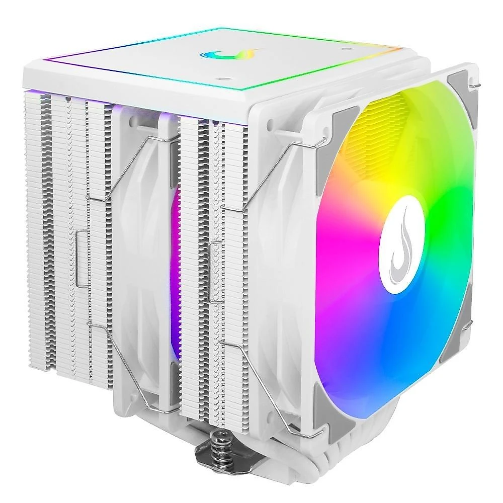 Air Cooler Gamer Rise Mode Storm 8 White, ARGB, AMD/Intel, 120mm, Branco - RM-ACST-ARGB-W