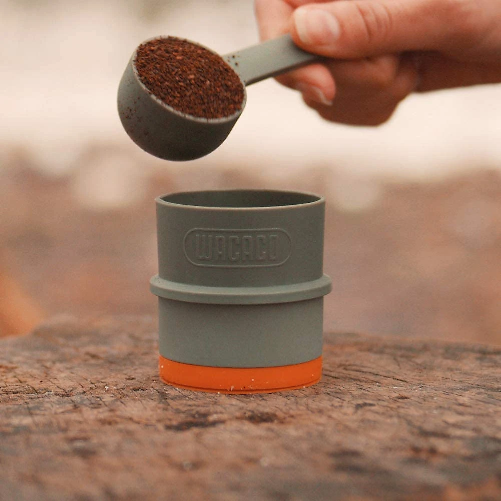 WACACO WCPIPAMOKA Mini Máquina de Café Portátil e Compacta Co mpatível Cápsula e Café Moído 300 mL Cinza