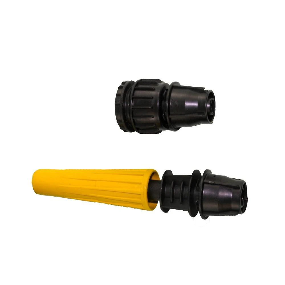 Miniatura Mangueira Jardim Forte PVC 1/2 - 25m + Esguicho - Preto