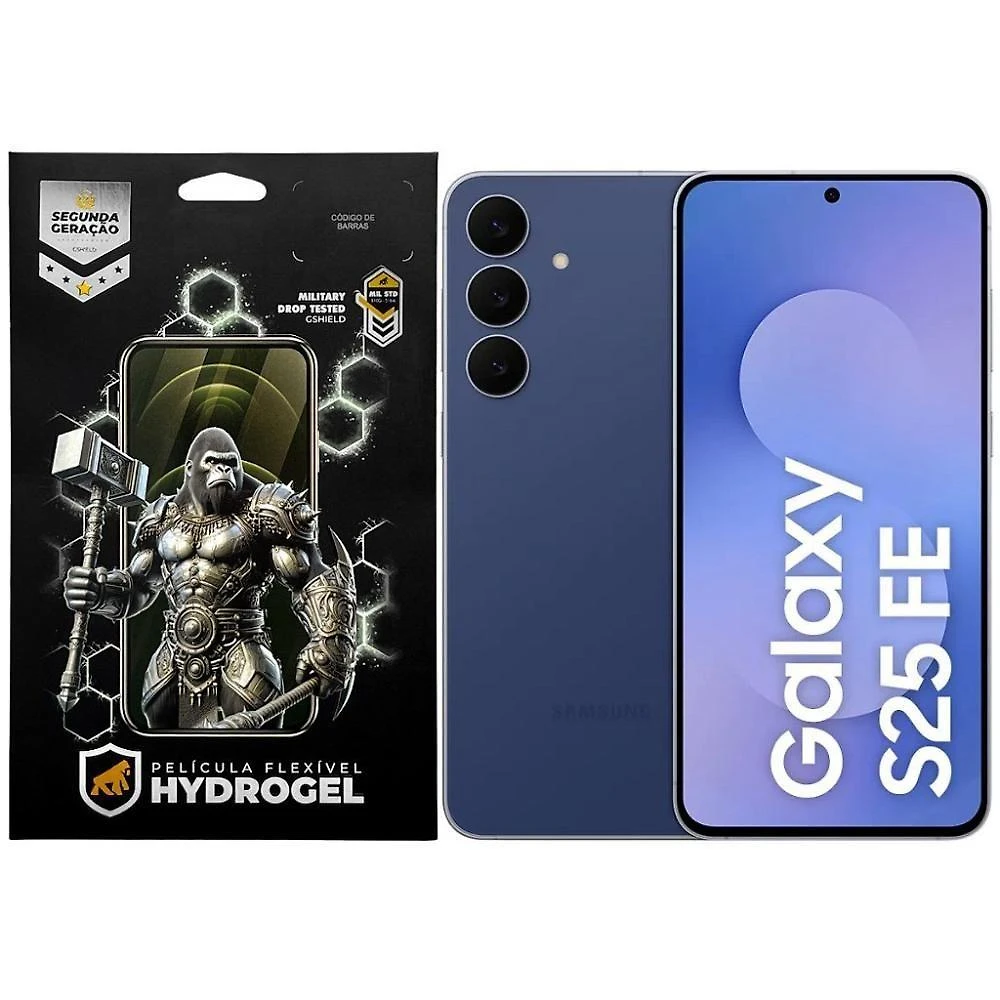 Película Gshield para Samsung Galaxy S25 Fe Completa Hydrogel HD 0,19MM Transparente 1