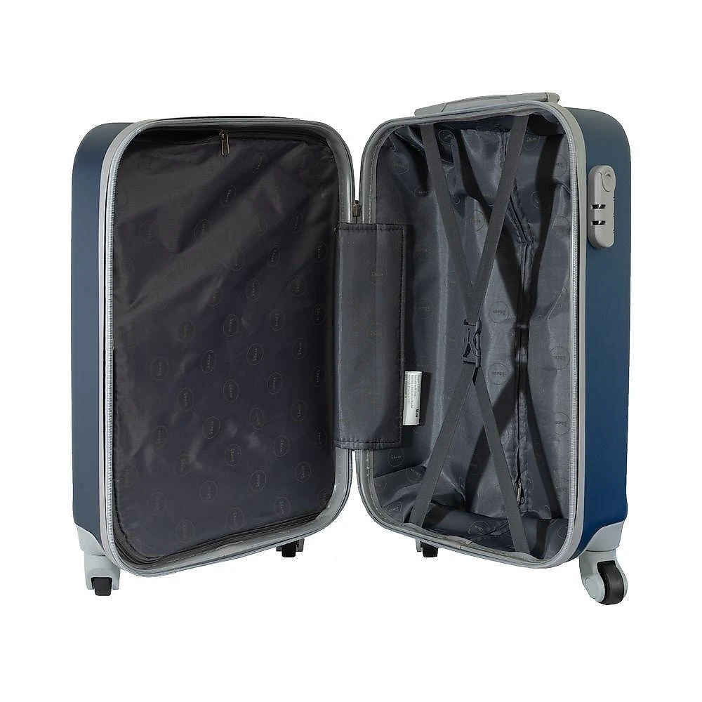Mala de Bordo Pequena para Viagem Abs Ika Scorpion Cadeado Integrado Rodas Giro 360º - Azul Marinho, P