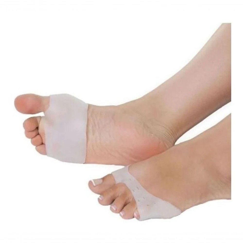 Meia Capa Silicone Protetor Antepe Dedos Do Pe Almofada Gel