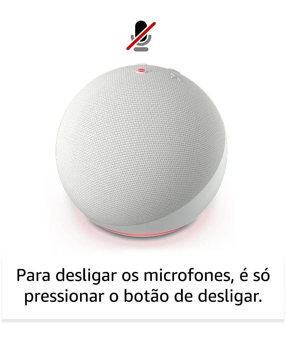 Echo Dot 5ª Geração Amazon Smart Speaker C/Alexa WiFi Bluetooth Preto
