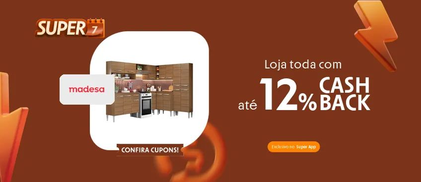 Loja Madesa com até 12% de cashback