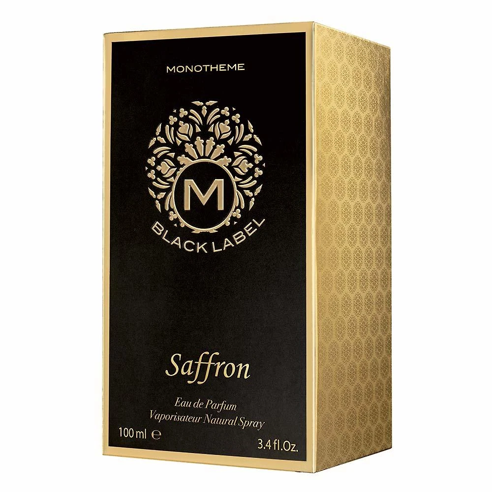 Black label saffron monotheme perfume unissex eau de parfum