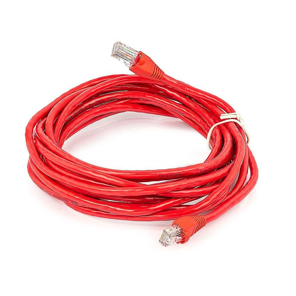 Patch Cord Cat5e Montado Vermelho - 70 Metros