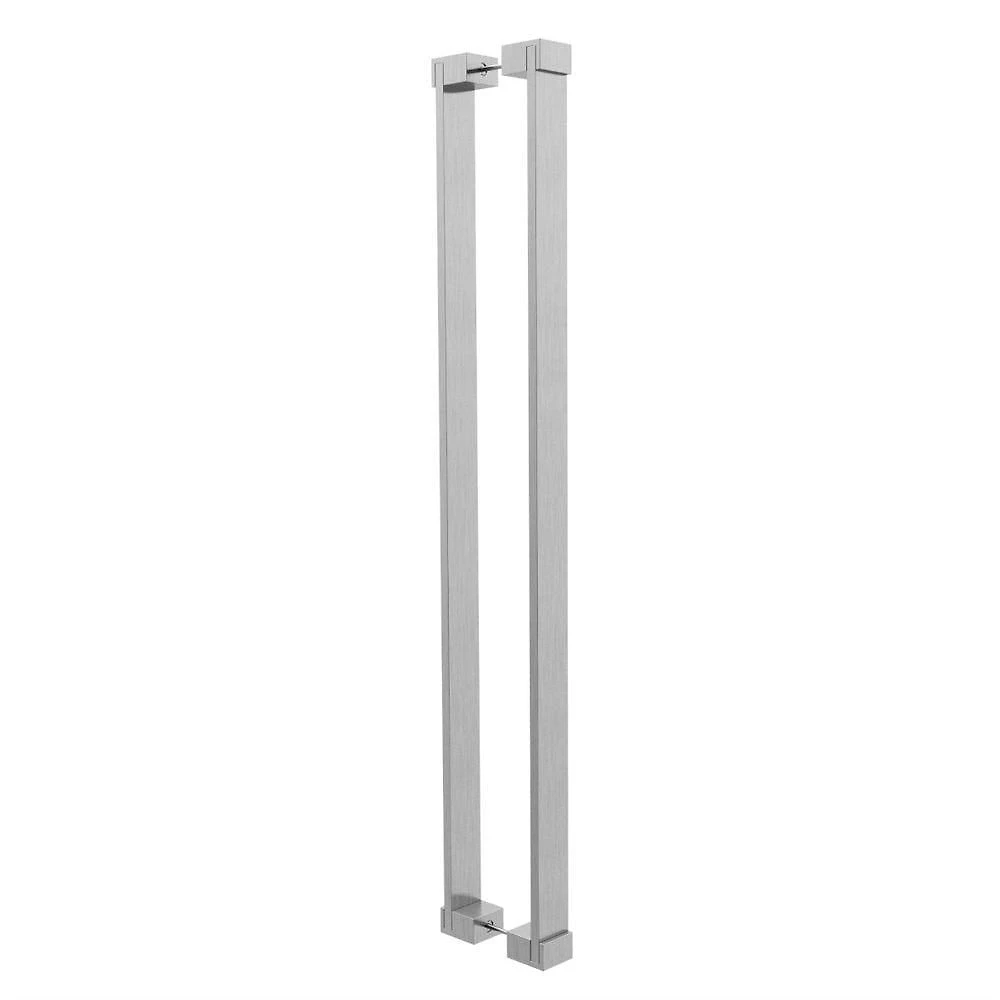 Puxador Para Portas Em Aço Inox Escovado Apolo Grego Metal 120cm