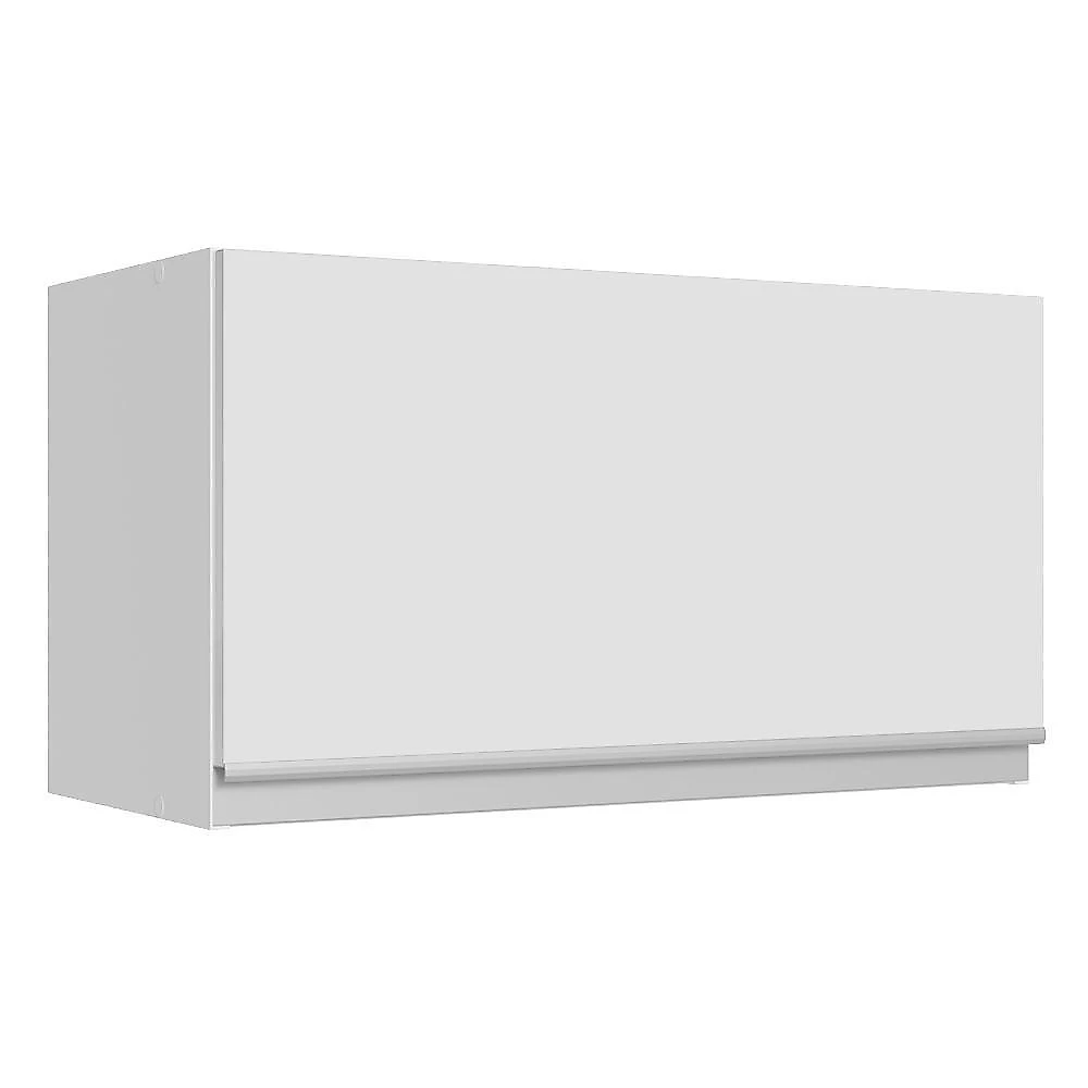 Armário aéreo 100% mdf 60 cm 1 porta basculante smart madesa branco