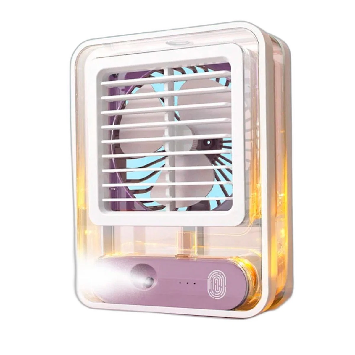 Ventilador Portátil Recarregável USB 3 Velocidades 1500mAh