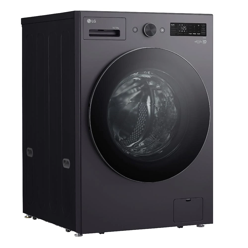 Lava e Seca Smart LG 16kg Black Inox com AIDD™ WD16GNTS6 220V