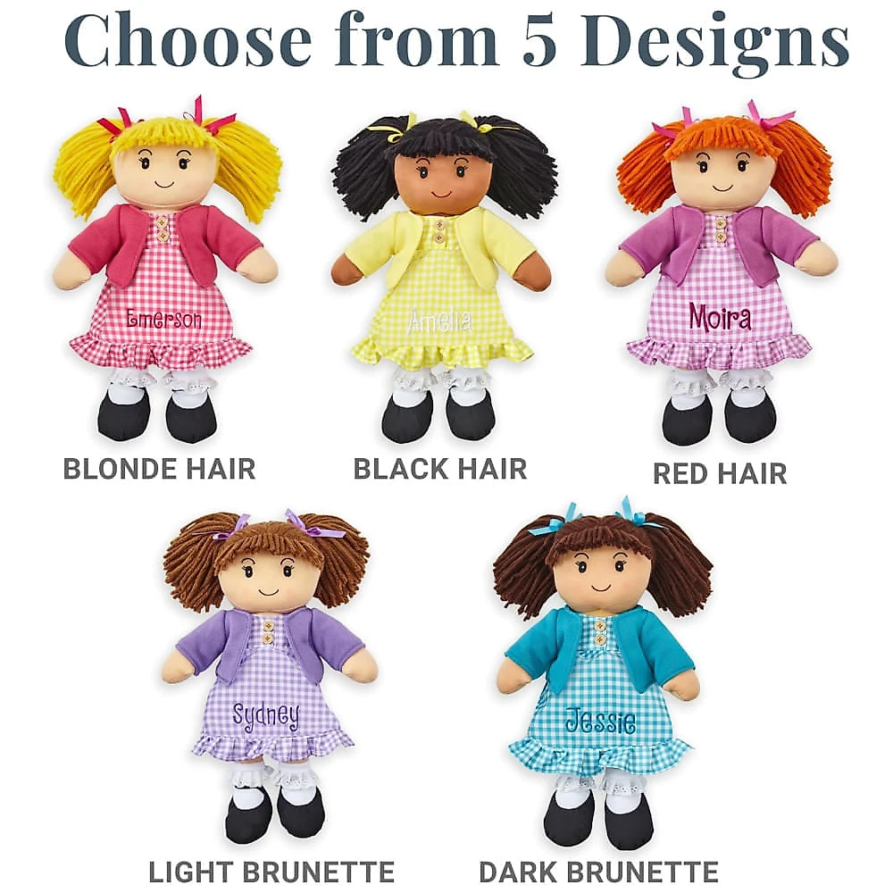 Boneca MiniMe Personalizada para Meninas - Cabelos Pretos - Lets Make Memories