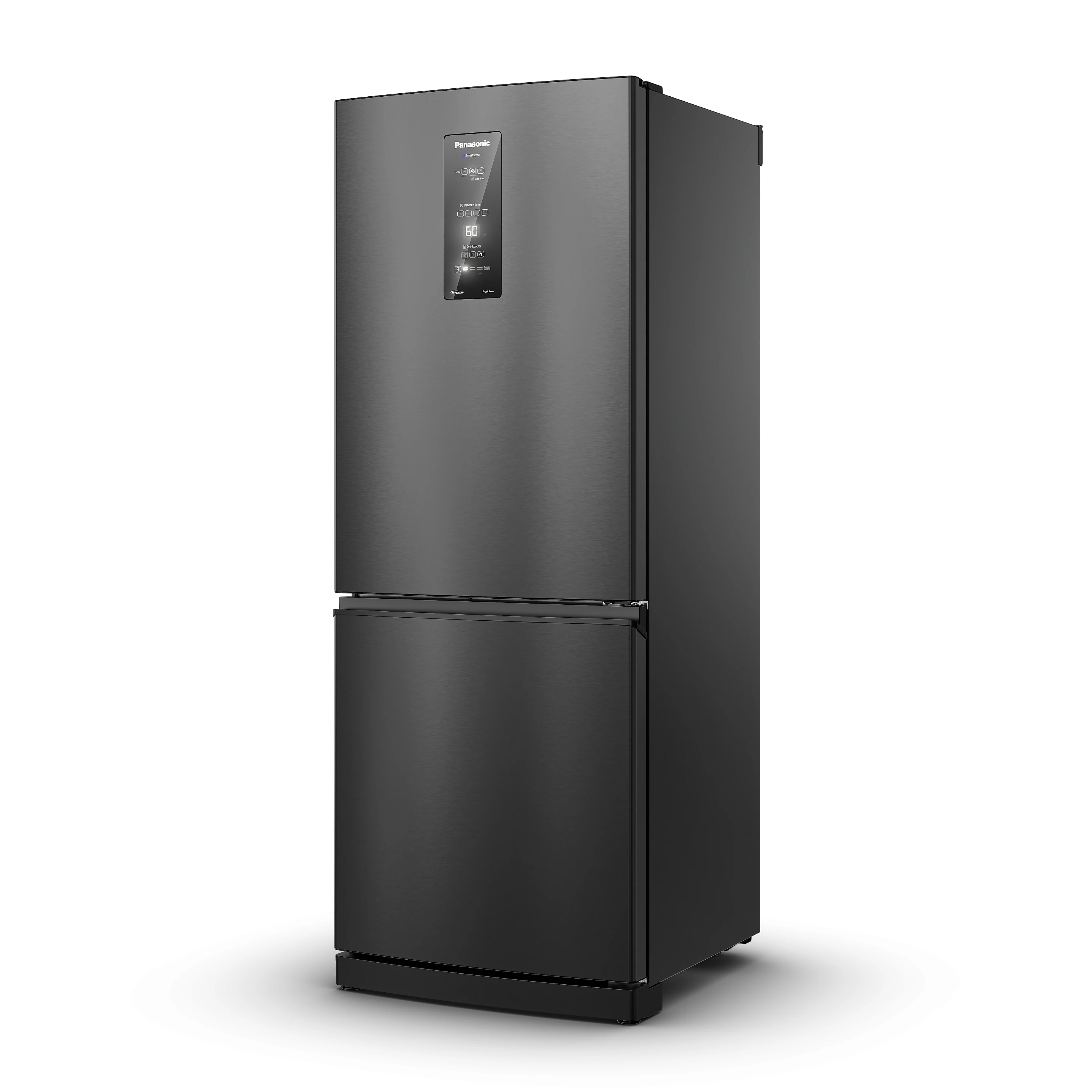 Geladeira Panasonic BB64 Cor Black Inox Look Inverse Frost Free 475L Inverter A - NR-BB64PV2B NR-BB64PV2BA
