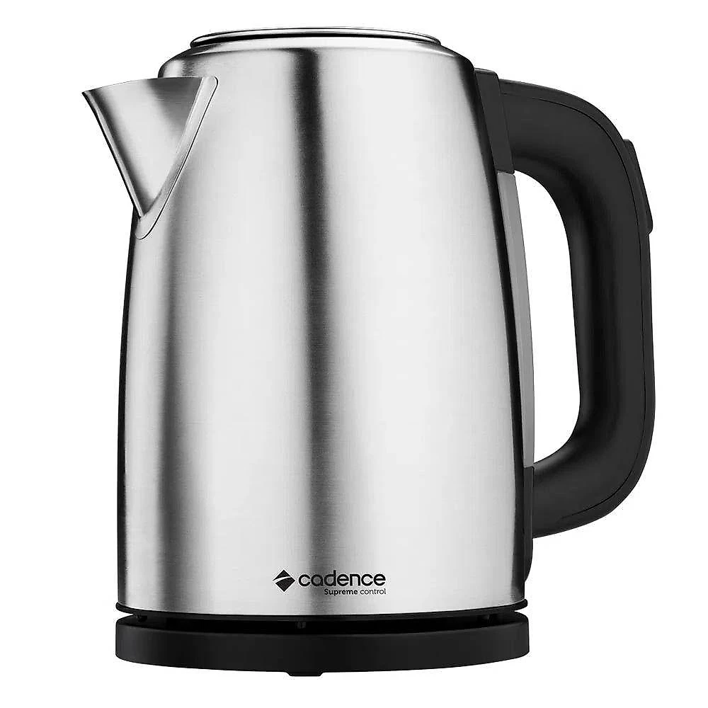 Chaleira elétrica cadence 1,7l aço inox 127v cel505-127