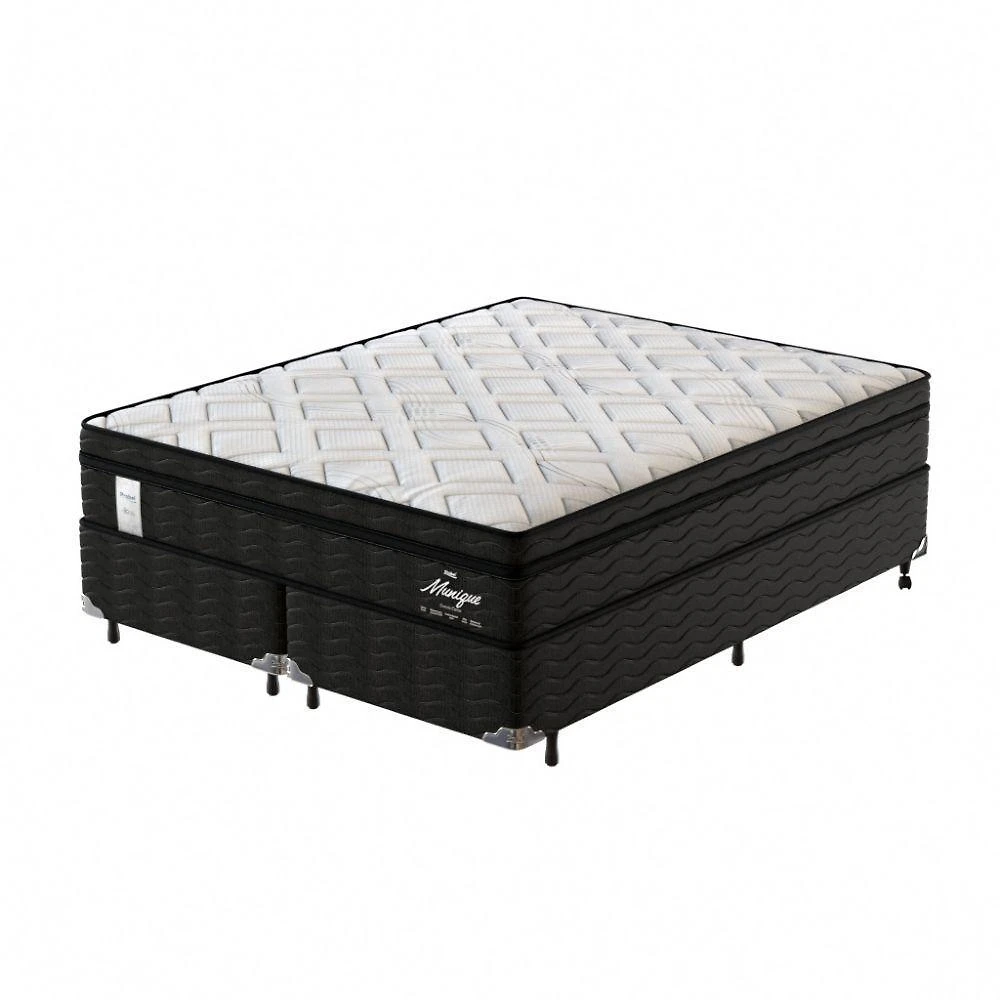 Conjunto Box Queen Mola Ensacada Probel Munique (158x198x56cm)