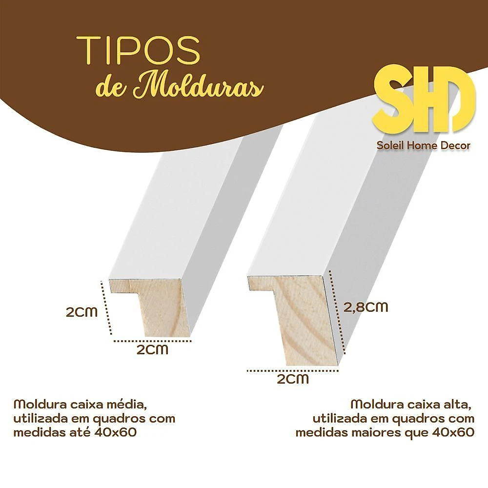 Quadro Decorativo Jesus Sobre as Águas Retangular 40x60CM com Moldura de Madeira Preto Soleil Home