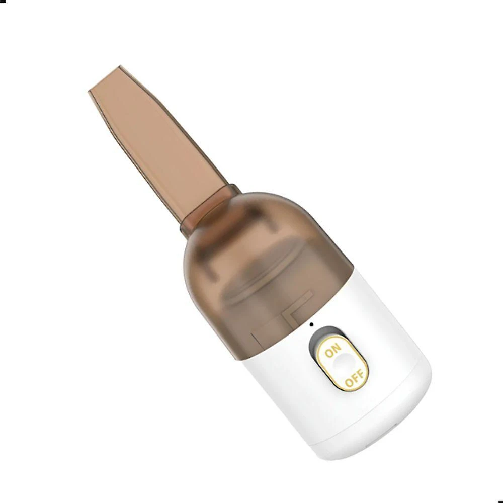 Mini Aspirador Portátil Dark sem Fio Recarregável Via USB para Limpeza de Carro e Escritório Preto