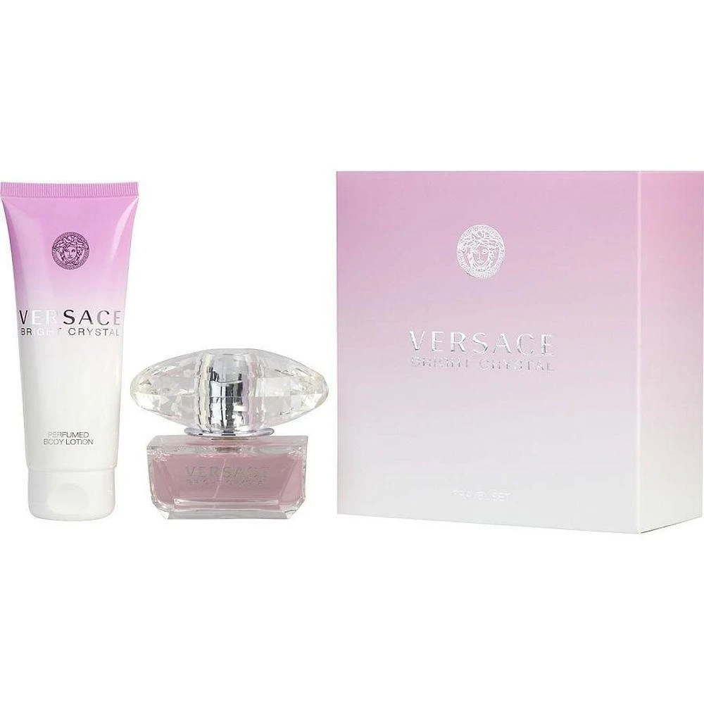 Perfume Feminino Gianni Versace Bright Crystal Edt Spray 50 Ml&loção Corporal 100 ()