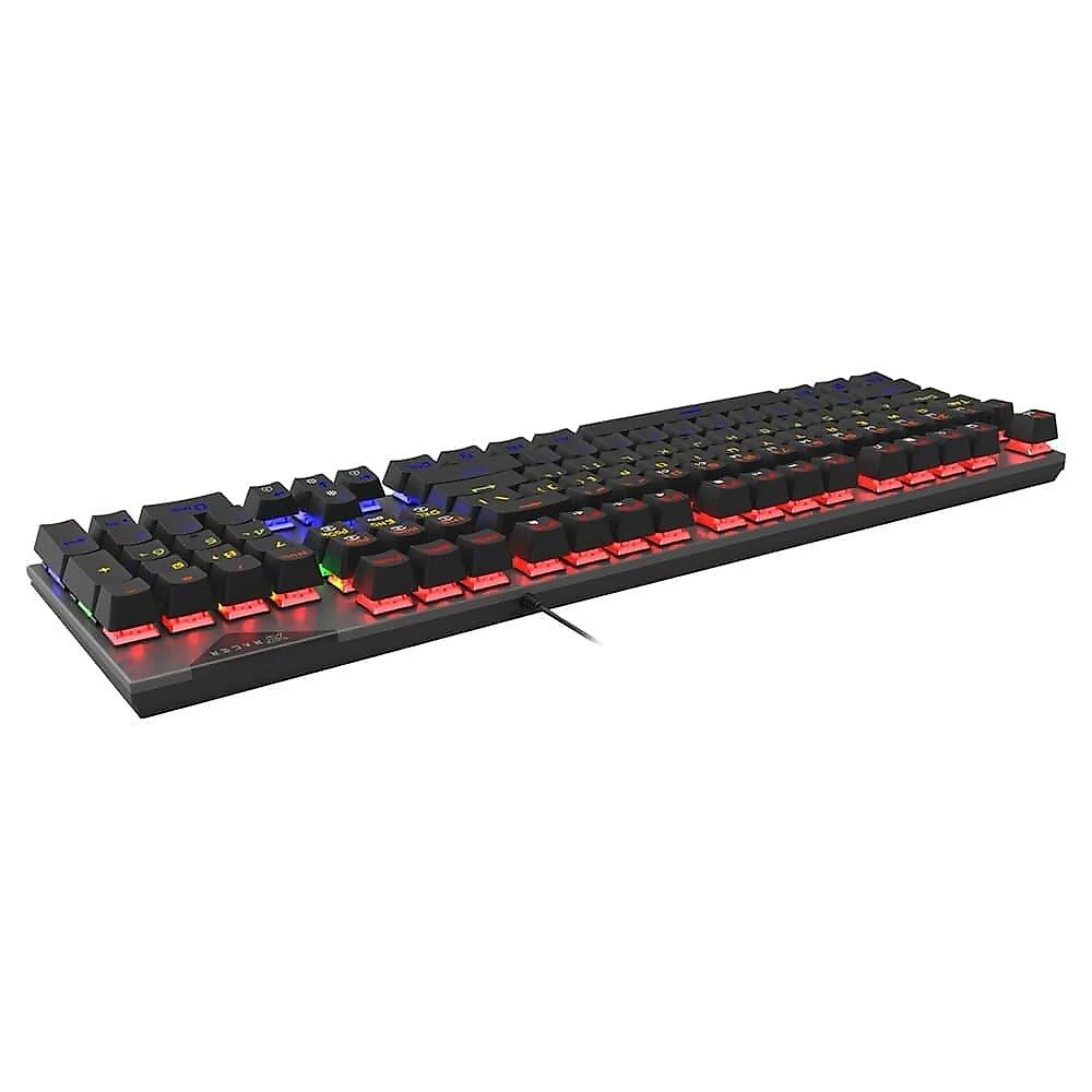 Teclado Gamer XT Racer Expert XTK-110, RGB, Anti-Ghosting, Switches MX Vermelho, ABNT2, Profissional, Preto - XTK-110