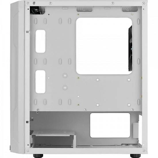 Gabinete gamer aerocool trinity mini branco lateral vidro