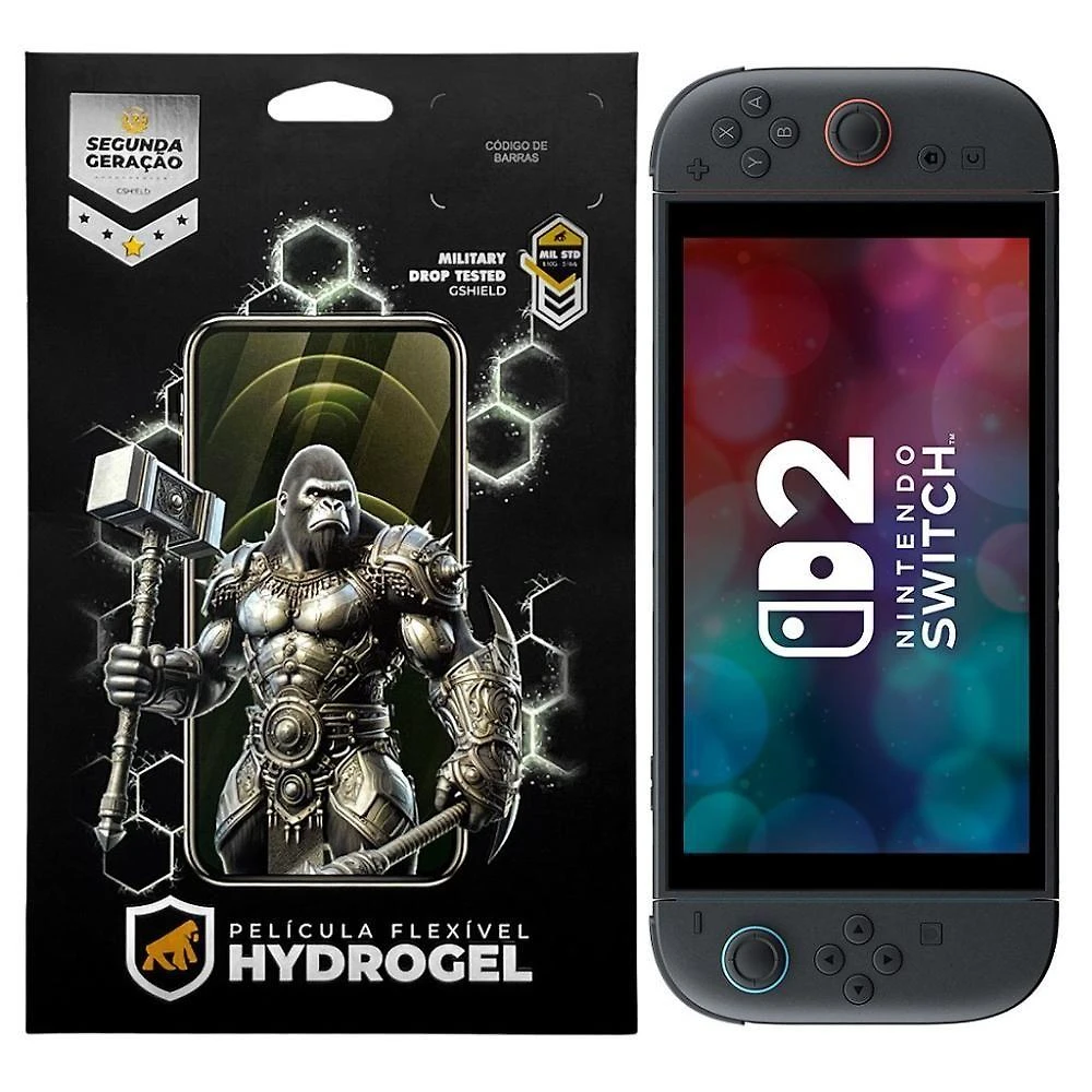 Película Para Nintendo Switch 2 Hydrogel Gamer Fosca Gshield