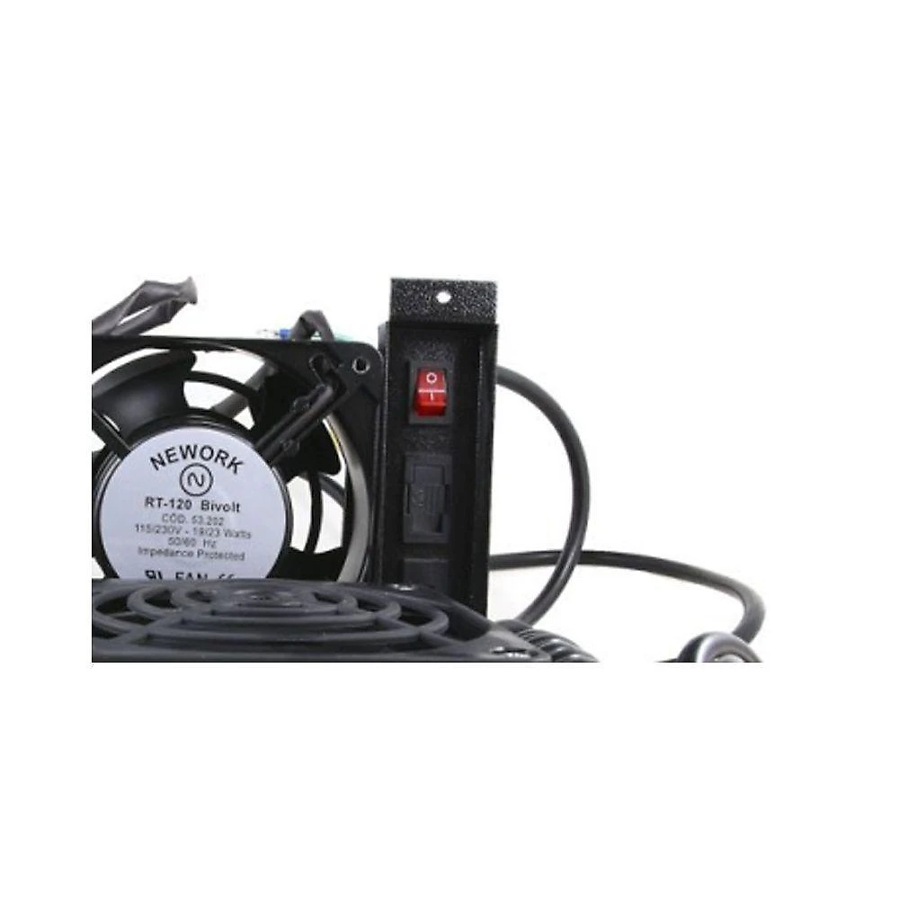 Kit Ventilador Universal Max Eletron 20W 4 Pás 1 Velocidade Preto Bivolt