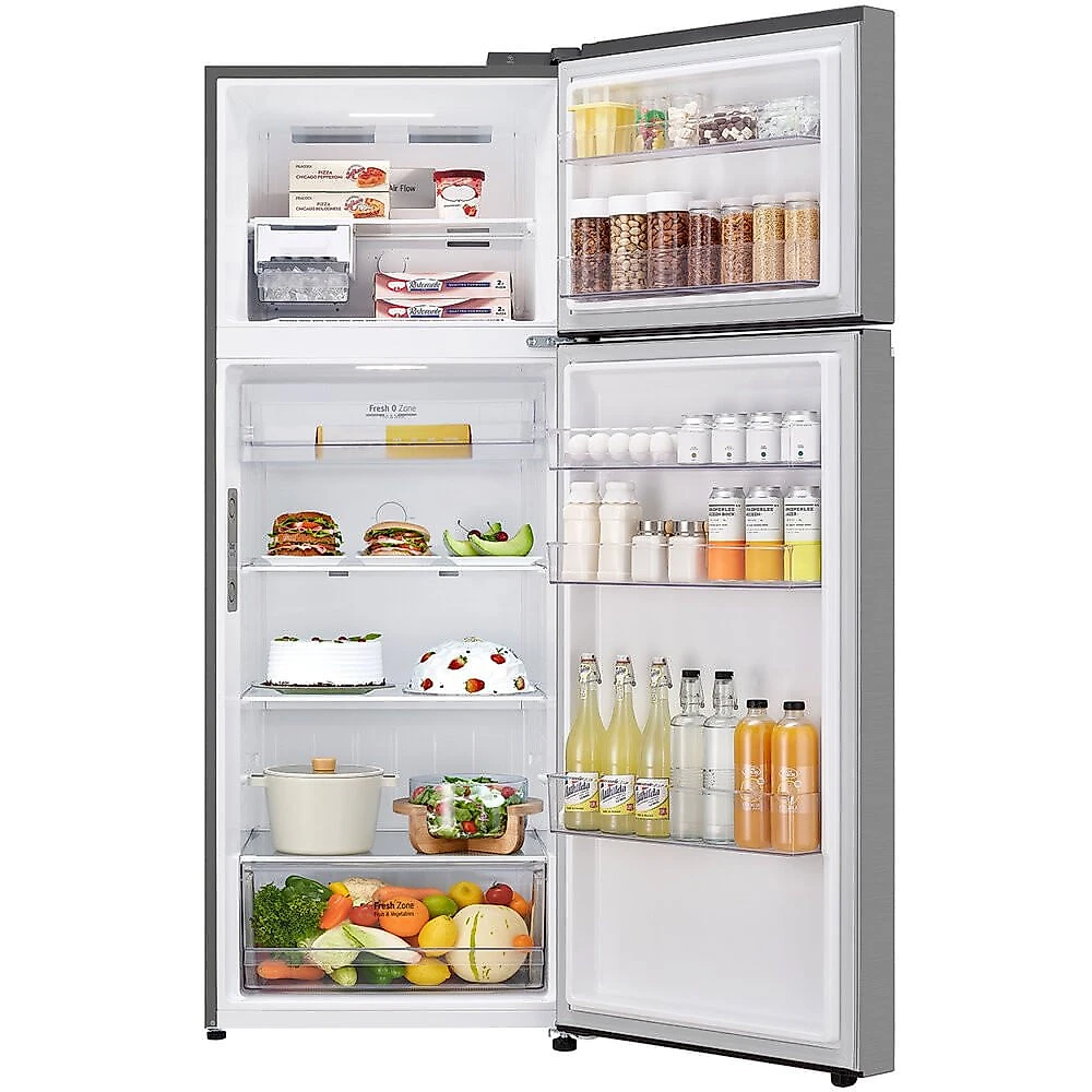 Geladeira 2 Portas, 461 Litros Frost Free  GN-B452PFF  LG Inox Look - 110V