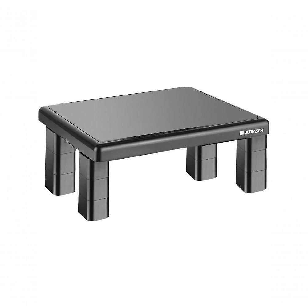 Suporte Para Monitor - Quadrado Ac125 Preto - 4 Níveis De Ajuste
