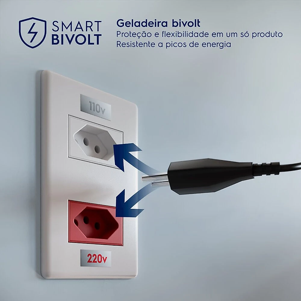 Geladeira ES40S 431L Frost Free Side By Side AutoSense Electrolux Inox Look - Bivolt
