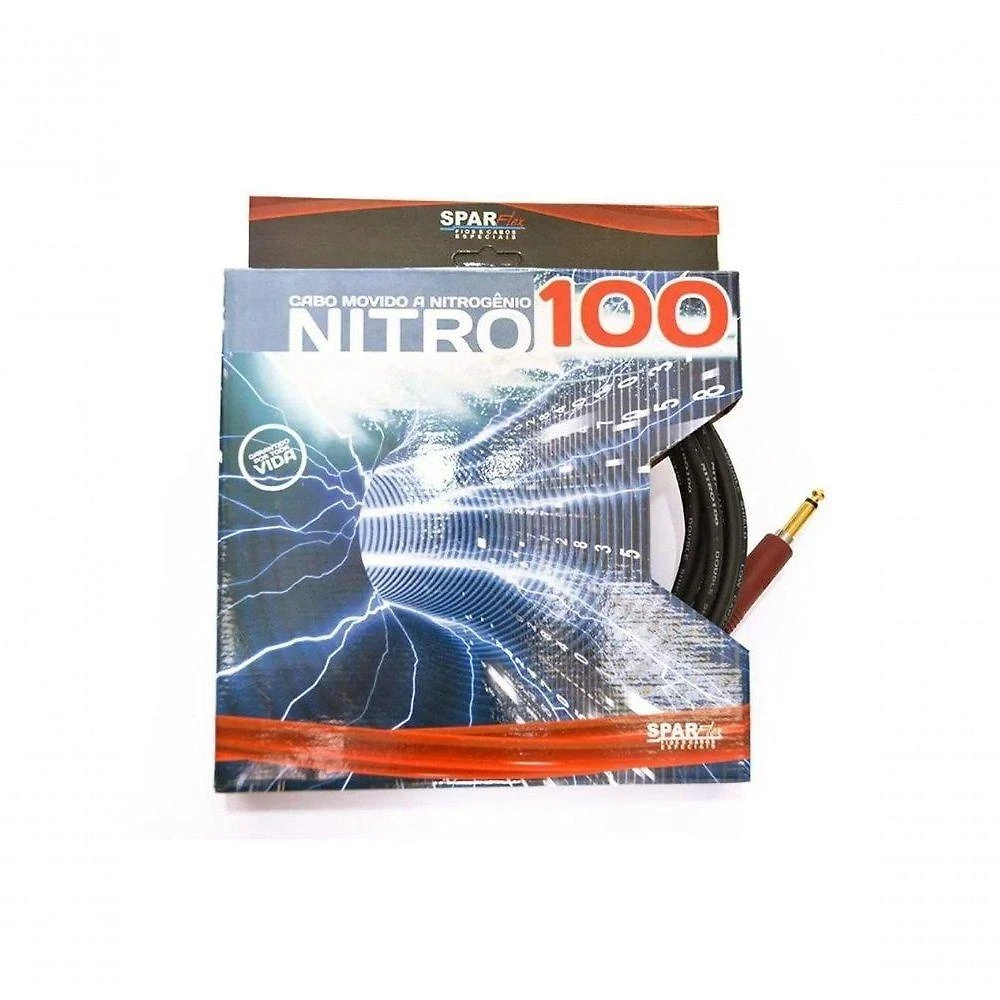 Cabo para Teclado Nitro 90° 1M com Condutores em Cobre OFHC e Dupla Blindagem Preto Sparflex