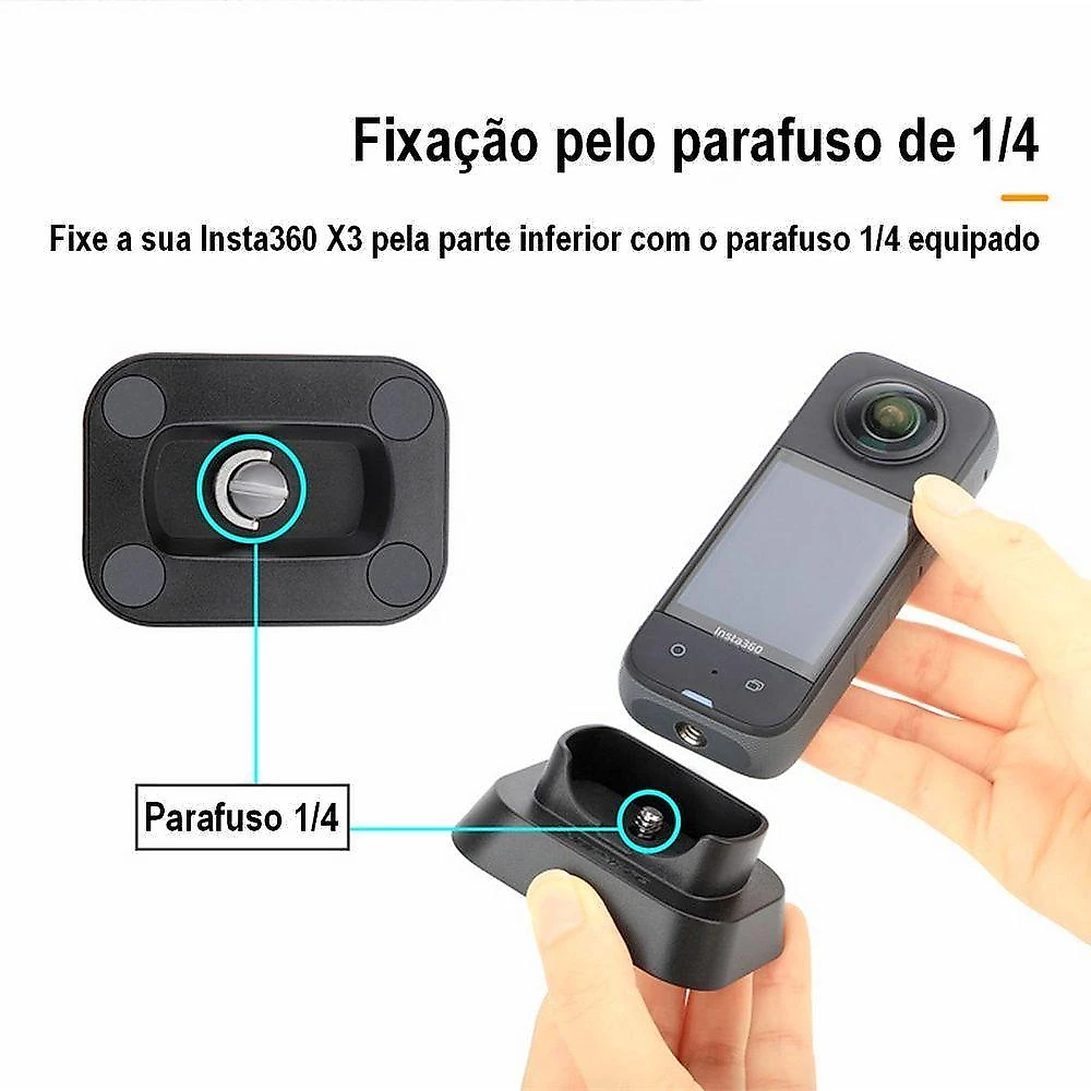Suporte Base Estabilizadora Para Câmera Insta360 X3