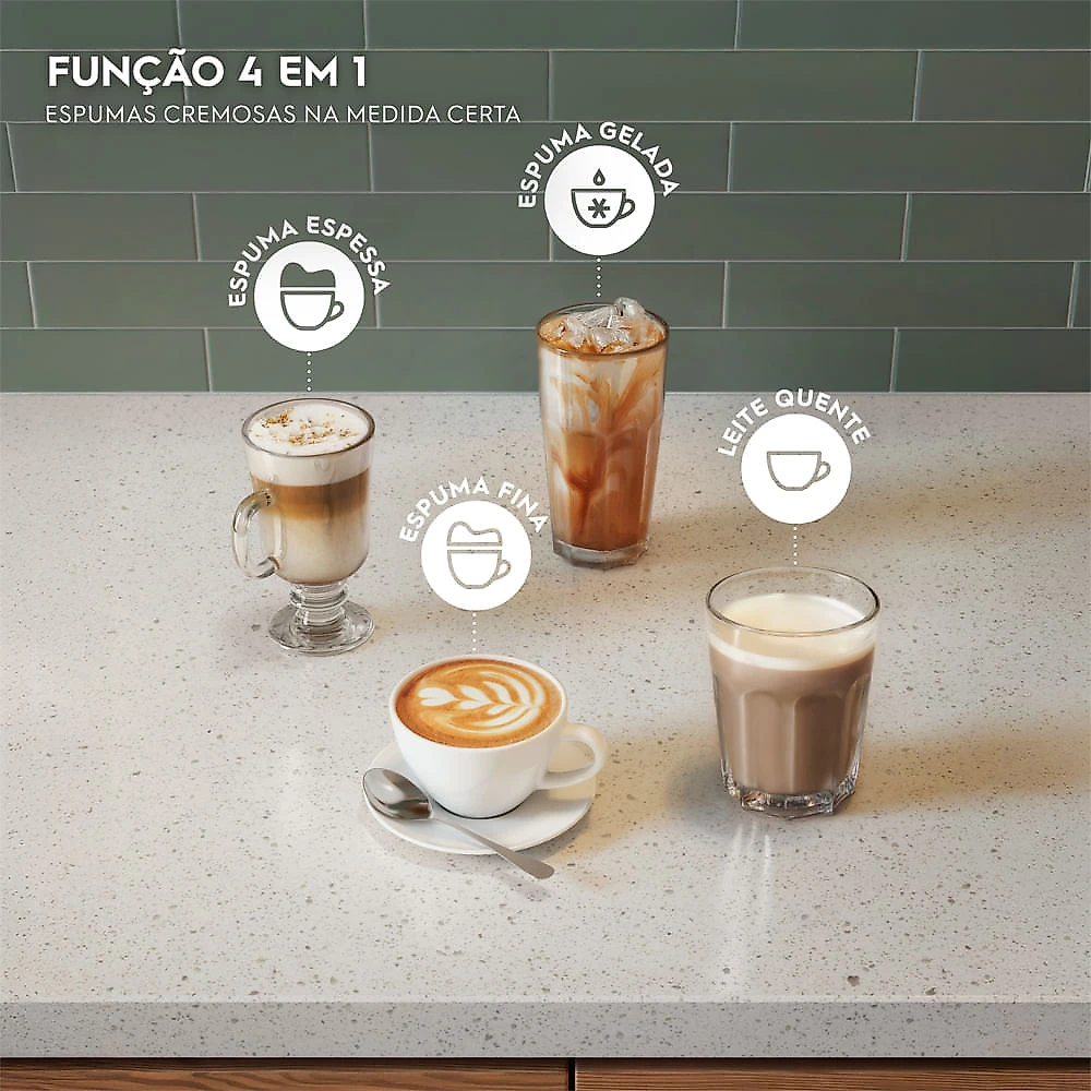 Espumador de Leite Soft Crema Electrolux Inox - EMF10 110