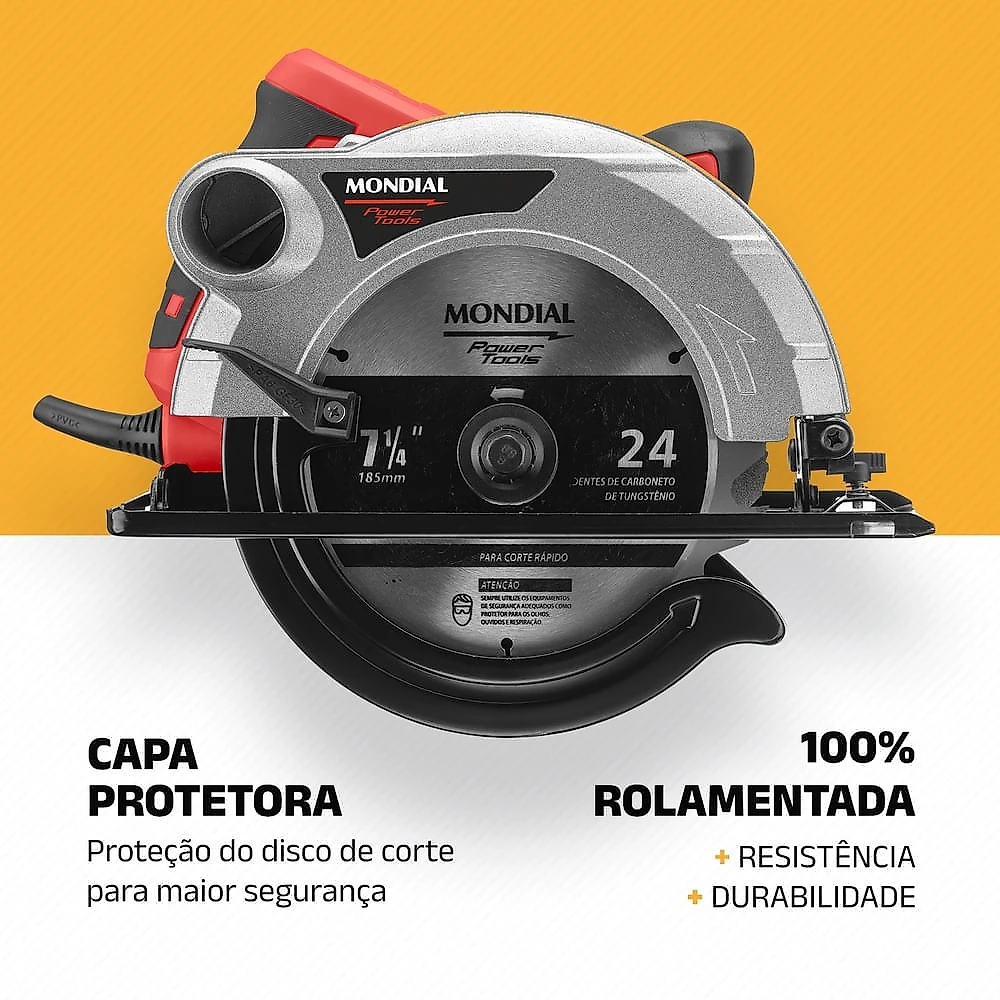 Serra Circular Mondial Power Tools FSC-04 SERRA CIRCULAR FSC-04 127V/60Hz