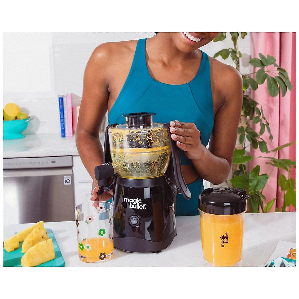Mini Centrifuga de Frutas com Jarra de 470 mL 110V 400W, Magic Bullet, Preto