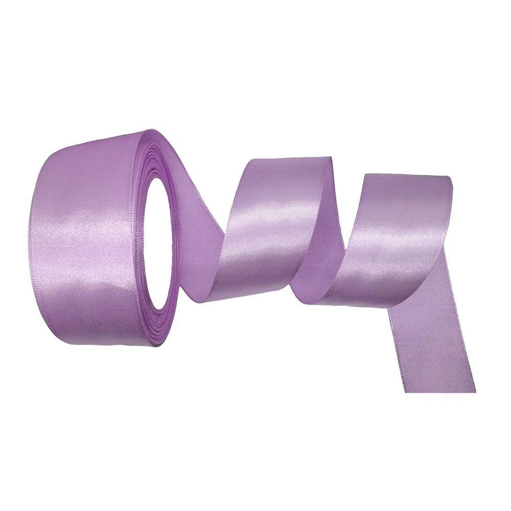 Fita de Cetim Fita Cetim Nº 9 38mm Cetim 3.8cm Lilás Rolo 11m para Artesanato OEM