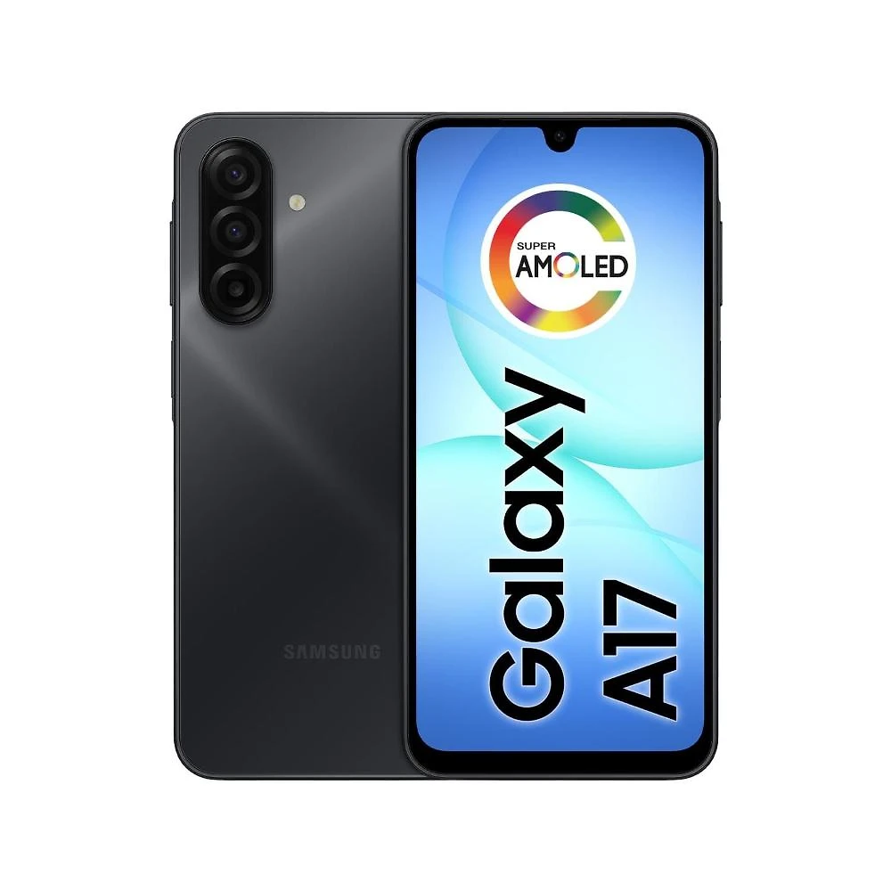 Celular samsung galaxy a17 4g tela 6.7" 128gb super amoled câmera tripla 50mp preto