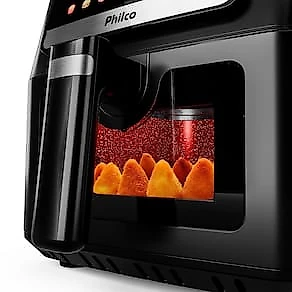 Fritadeira Elétrica Philco PAF65A Redstone 6,5L 1700W Air Flow Preta 110V