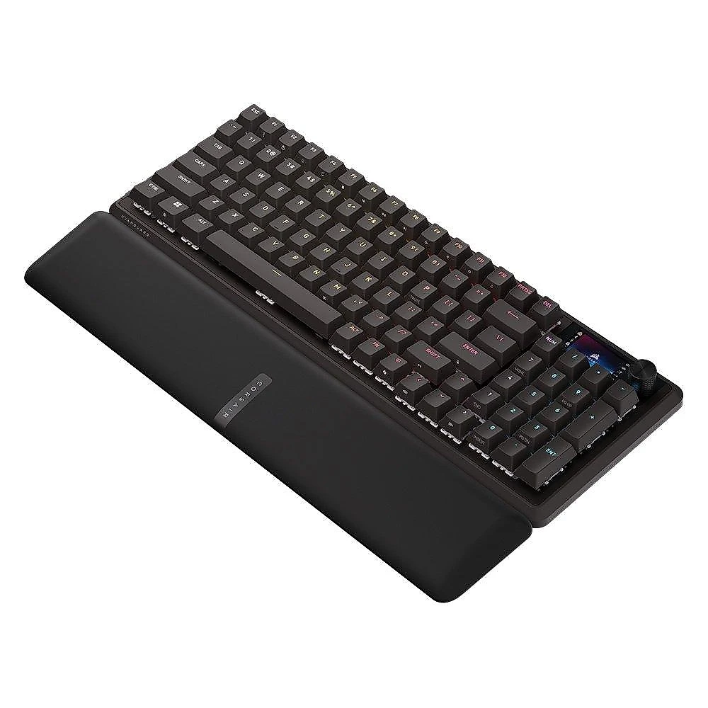 Teclado Mecânico Gamer Corsair Vanguard 96, RGB, Switch Corsair MLX Plasma, PBT Double-Shot, Preto - CH-91E901E-NA