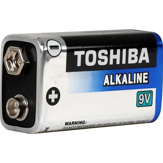 Bateria alcalina 9v 6lr61gcp (com1 bateria) toshiba