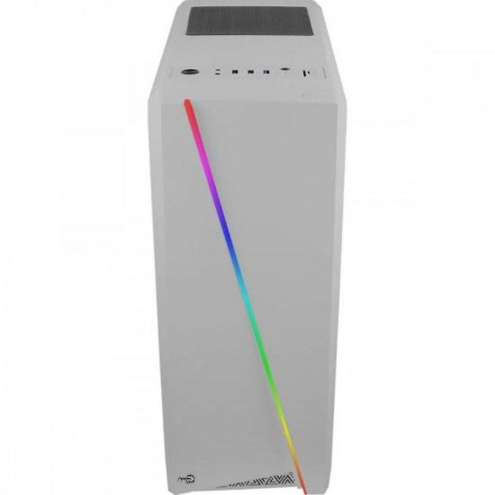 Gabinete Gamer Aerocool Cylon Branco Rgb Lateral Acrílico