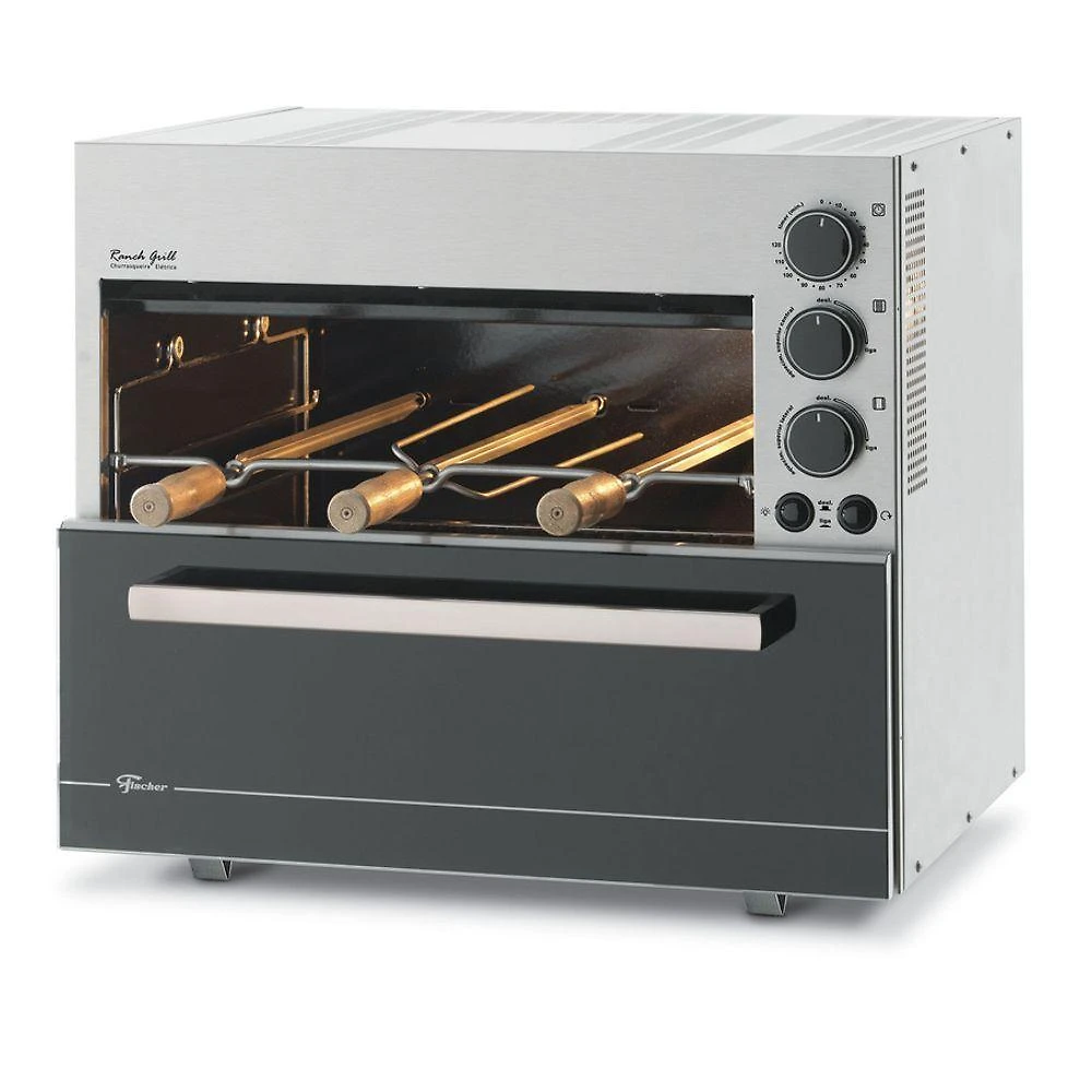 Churrasqueira Elétrica Fischer Ranch Grill 3 Espetos 220V