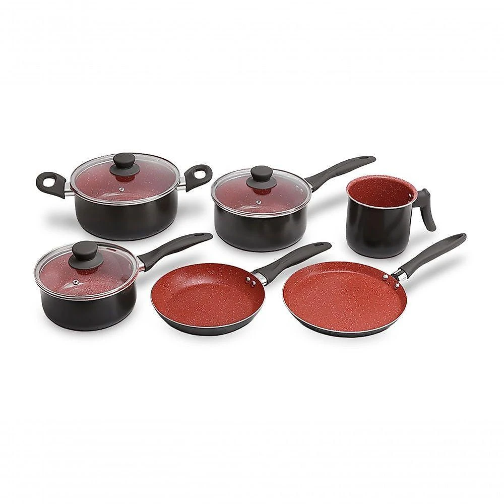 Jogo de 6 panelas cerâmicas antiaderente life easy brinox carbono