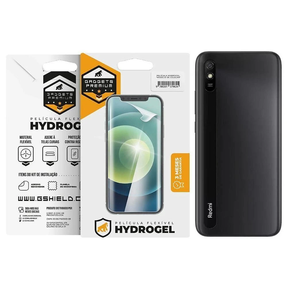 Película Para Xiaomi Redmi 9A -Traseira Hydrogel Hd- Gshield
