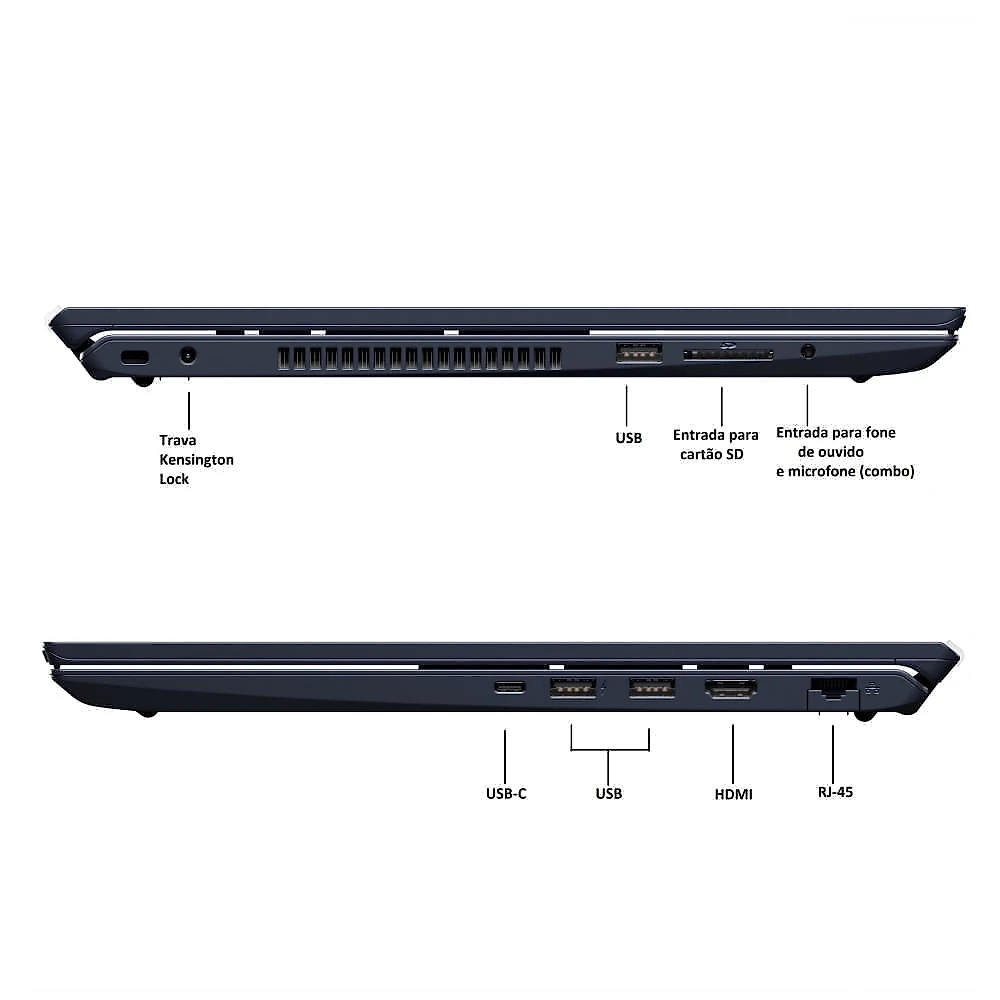 Notebook Vaio FE16 AMD® Ryzen 7-5825U Windows 11 Home 32GB RAM 512GB SSD 16" IPS WUXGA - Cinza Grafite