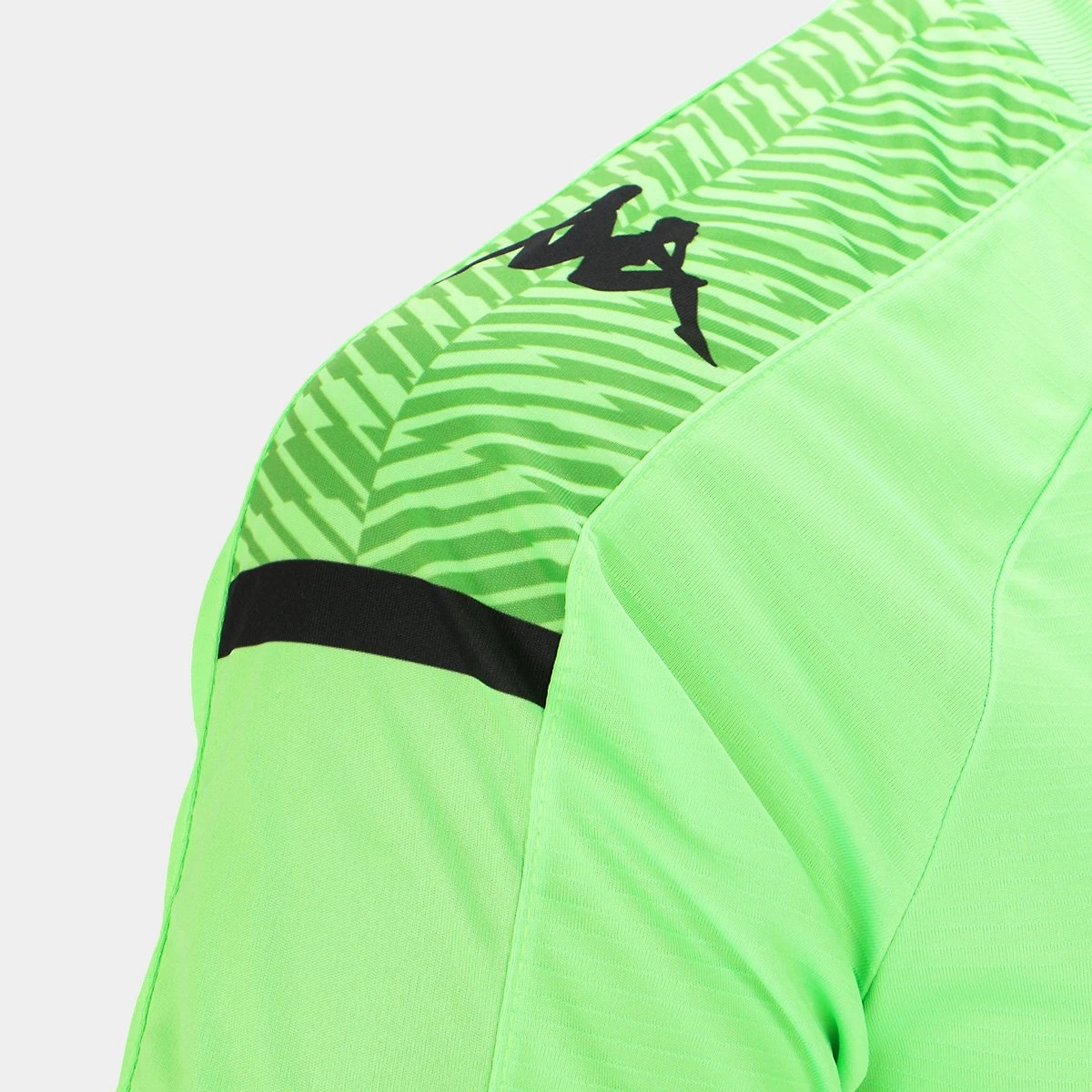 Miniatura Camisa Vasco Kappa Supporter Details Masculina Verde Limão - EGG