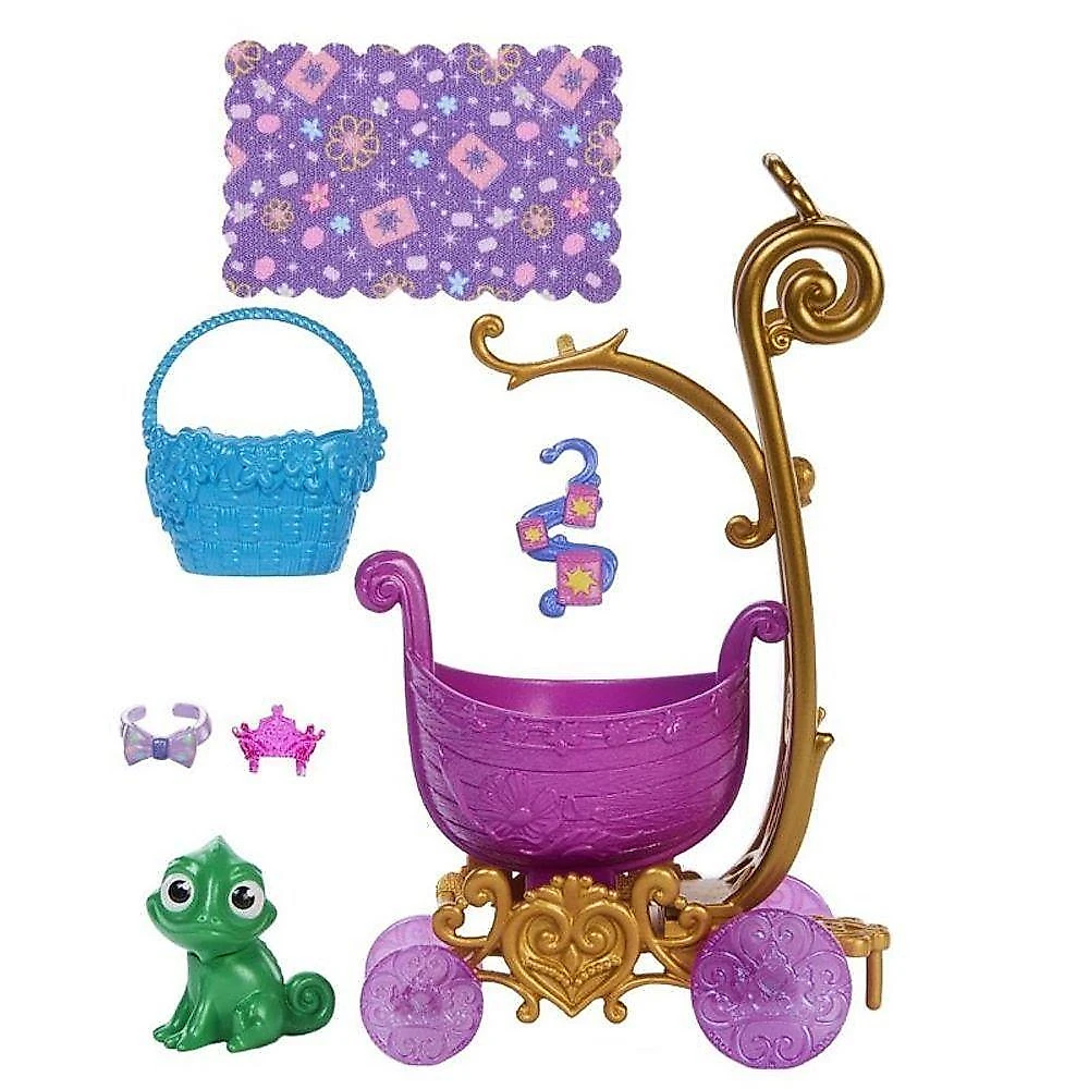 Boneca Disney Princesa Carrinho de Animais com Amigo Animal Mattel
