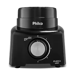 Liquidificador Philco PLQ11A 1050W 2,7L 4 Velocidades Função Tritura Gelo Preto 110V